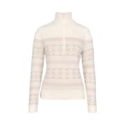 Woolmix Halfzip Sweater - Tofu White