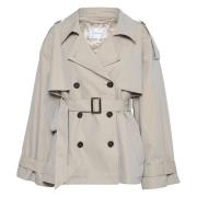 Beige Birdiegz Kort Trenchcoat