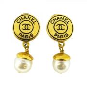 Pre-owned Metal chanel-jewelry