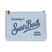 Houndstooth Clutch med Brodert Logo