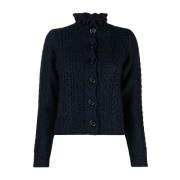 Sort Ull Turtleneck Cardigan