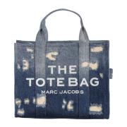 Rip and Repair Denim Tote Bag