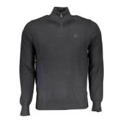 Eco-Conscious Half-Zip Sweater i svart