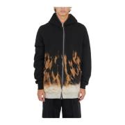 Svart Terra Jumbo Gimp Hoodie