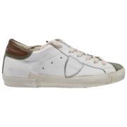 Sneakers Mixage Blanc Militaire