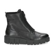 Svarte Casual Lukkede Booties Kvinner