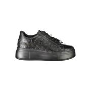 Svart Polyester Sneaker