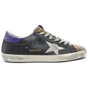 Superstar Svart Semsket Lilla Sneakers