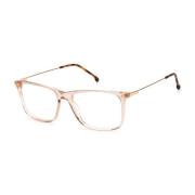 Beige Acetatrammer med Naken Skive