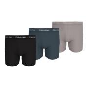 Blå Svart Boxer Briefs 3-Pakke Undertøy