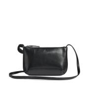 Svart Crossbody Veske Antikk Stil 4914Ant