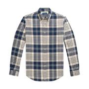 Flerfarvet Polo Ralph Lauren Custom Fit Plaid Brushed Flannel Shirt Sk...