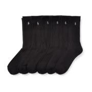 Sort Polo Ralph Lauren Pp-Socks 6 Pack Sokker