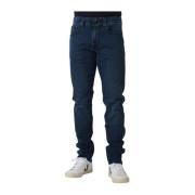 Blå Michelangelo Zip Jeans