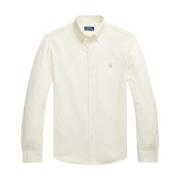 Off-White Polo Ralph Lauren Long Sleeve Knit Skjorte