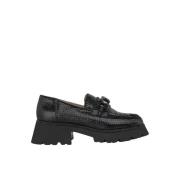 Plattform loafer med juvel detalj