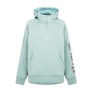 Reflekterende Logo Hoodie Aqua Grønn