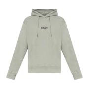 Sweatshirt med logoapplikasjon