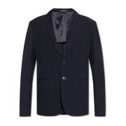 Blazer laget av materiale med spesiell tekstur