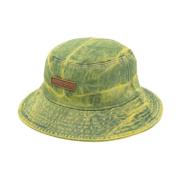 Denim Bucket Hat med bred brem