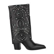 Studded gaiter støvler