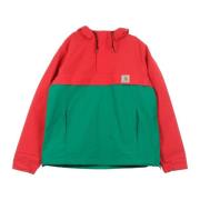 To Tone Pullover Windbreaker i Cardinal Green