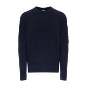 Chenille Crew Neck Strikkegenser