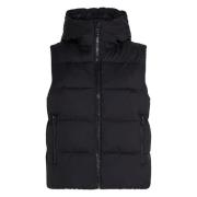 Svart Beauty Polstret Vest