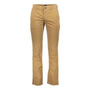 Brun Herre Slim Fit Bukse