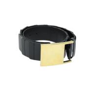 Pre-owned Leather belts