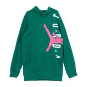 Lettvekts hettegenser Mystic Green Hyper Pink