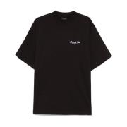 Sort Crew Neck T-skjorter og Polos