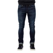 Mørk denim skinny jeans med stretch