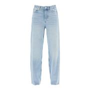 Avslappet Straight Leg Denim Jeans