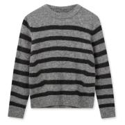 Stripete Crewneck Strikkegenser