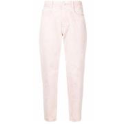 Rosa Faded Cropped Denim Jeans