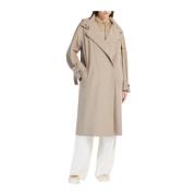 Beige Carter Trench Coat med Avtagbar Vest