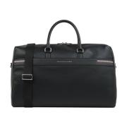 Svart Tekstur Duffle Weekendbag