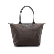 Jordbrun Skinn Tote Bag