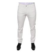 Hvit Skinny Slim Denim Jeans