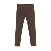 Sepia Brun Bomull Twill Bukser