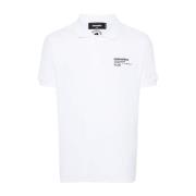 Hvit Tennis Fit Polo T-skjorter