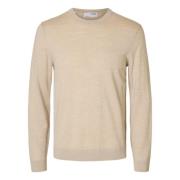 Merino Crew Neck Strikket Genser