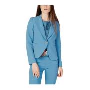 Turkis Polyester Dame Blazer Samling