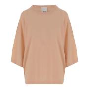 Rosa Ull Kasjmir Crew Neck Genser