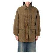 Bronze Coated Cotton Jacket Workwear Style