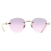 Pre-owned Yellow Gold sunglasses