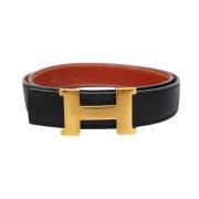 Pre-owned Leather belts