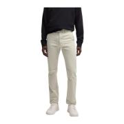 Beige Slim-Fit Stretch-Bomull Chinos