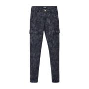 Sort Slim Fit Bomull Jeans